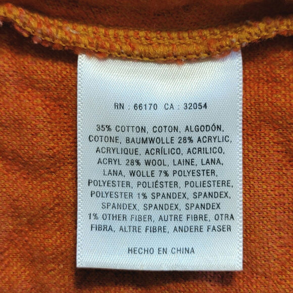 Anthropologie Charlie & Robin Quilted Pencil Mini Skirt Orange Tan Geometric 10 - Picture 12 of 16